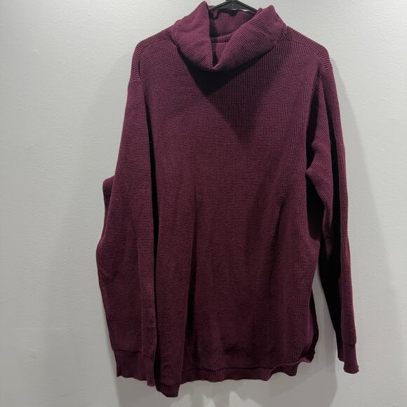 LAUREN RALPH LAUREN Women Purple Cowl Neck Pullover Sweater Top Size 2X EUC - Picture 3 of 9